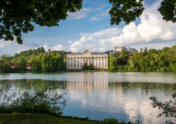     The Leopoldskron Palace in Salzburg 